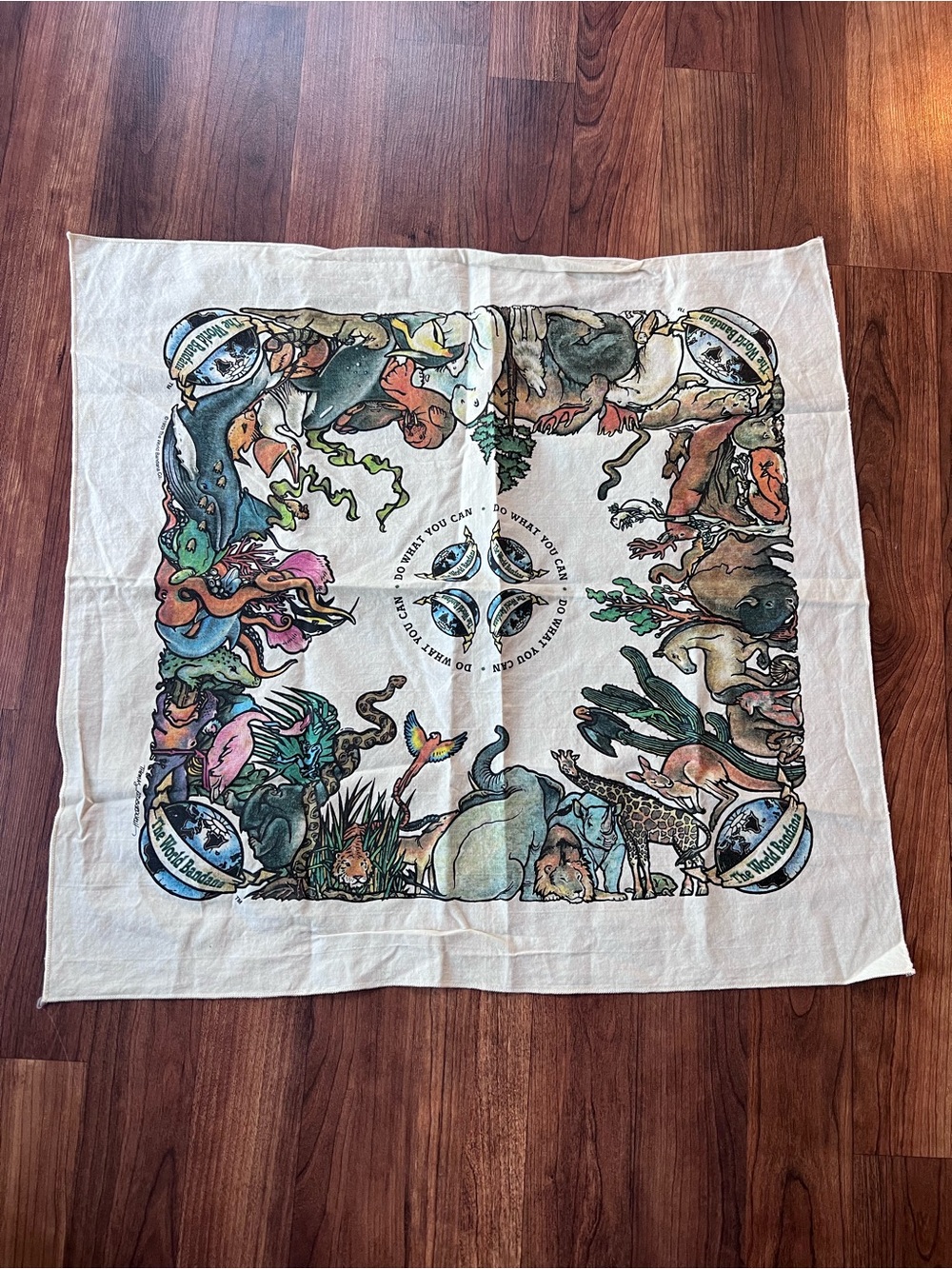 The World Bandana Thomas Rosborough Wildlife Conservation Animal Scarf